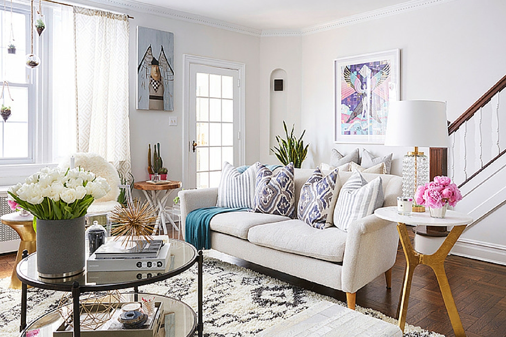 Home Tour: Brooklyn Blonde // Living Room