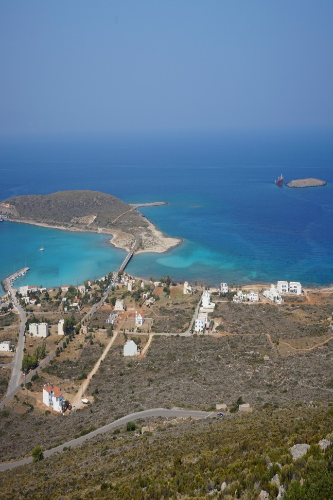 Postcards from Kithira - Panoramic View of Diakofti, Port of Kithira