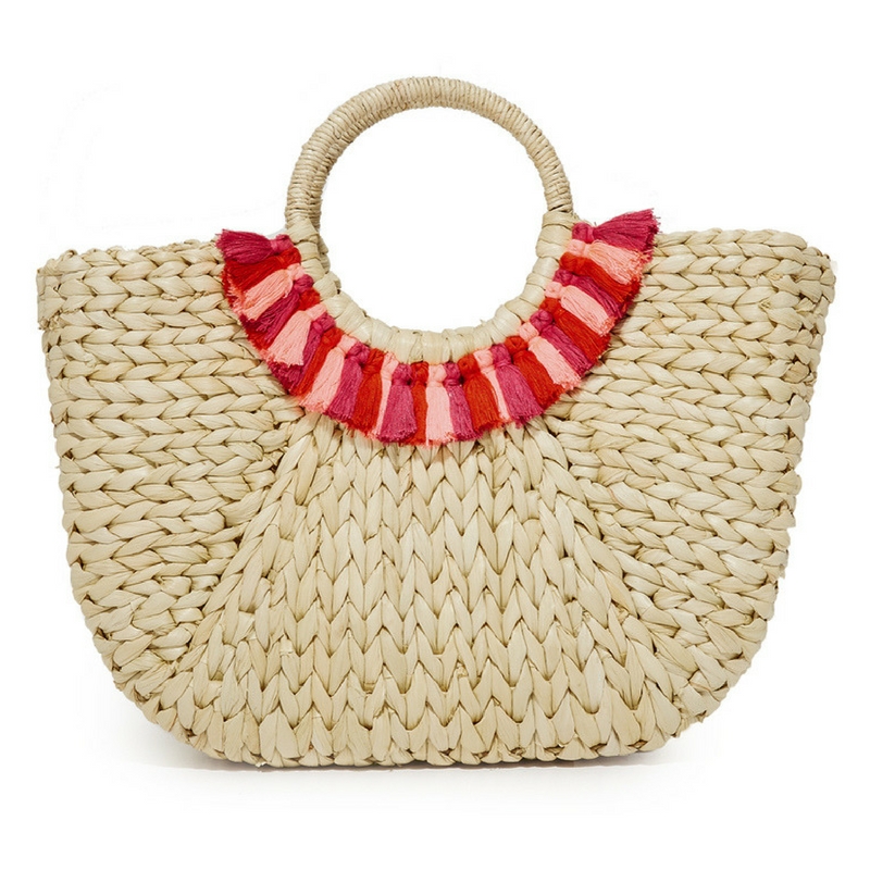 Hat Attack Round Handle Tote