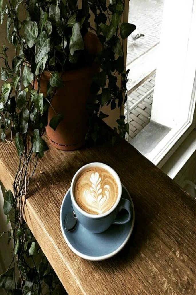 May Goals - Coffee with a side of greenery