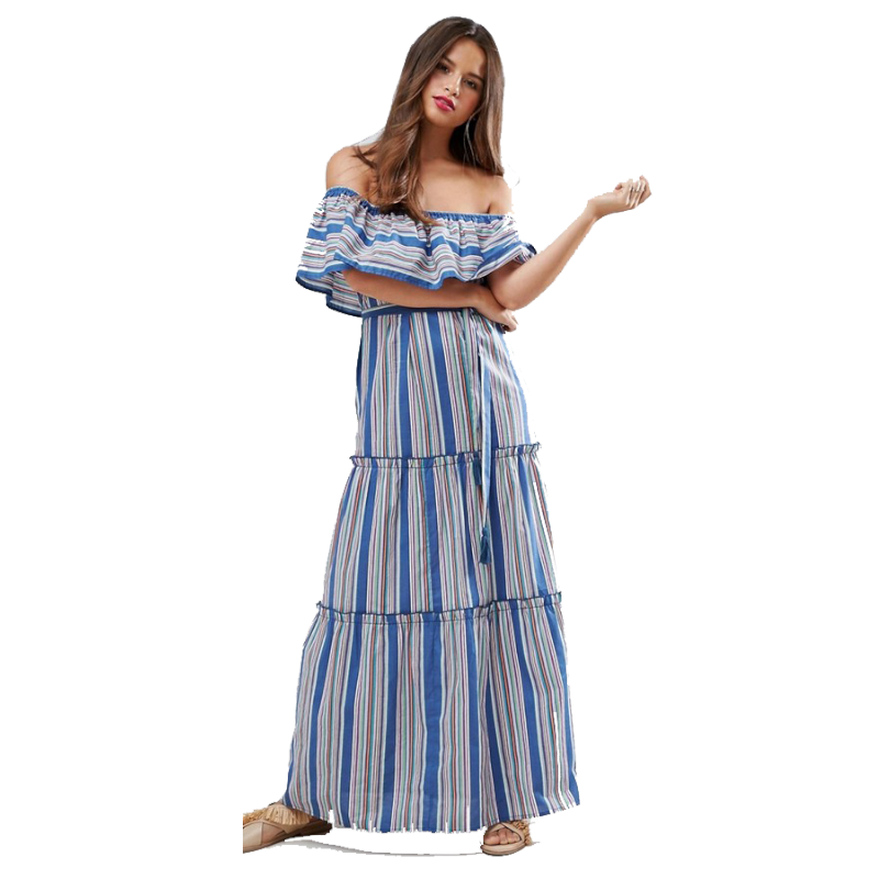 Maxi Summer Dresses Under $100 - Striped Maxi Dress