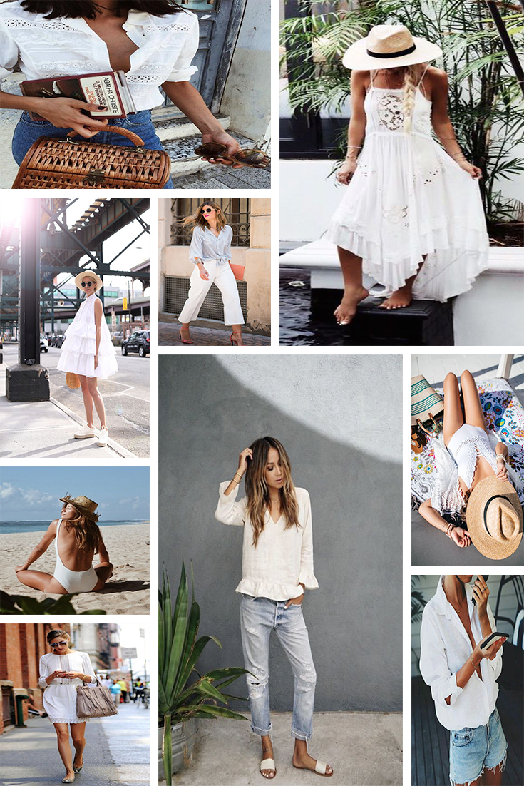 Sunday Mood Board - Summer Whites