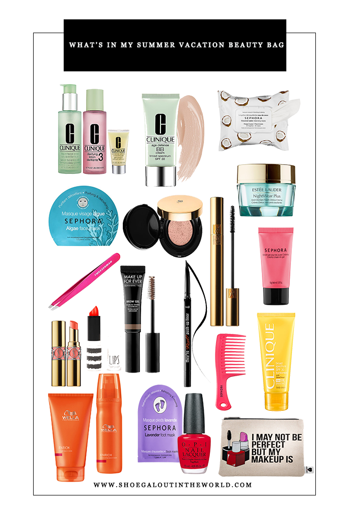 WHAT'S IN MY SUMMER VACATION BEAUTY BAG