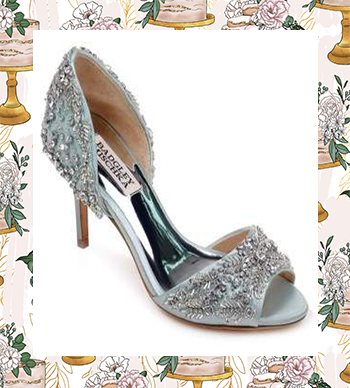 The Most Fabulous Wedding Shoes - Badgley Mischka Shaina d'Orsay Sandal