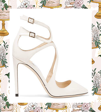 The Most Fabulous Wedding Shoes - Jimmy Choo - Lancer 85 Patent-leather Pumps