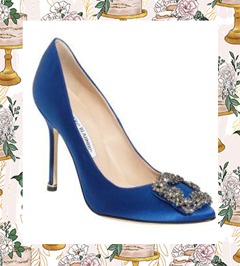 The Most Fabulous Wedding Shoes - Manolo Blahnik 'Hangisi' Jewel Pump