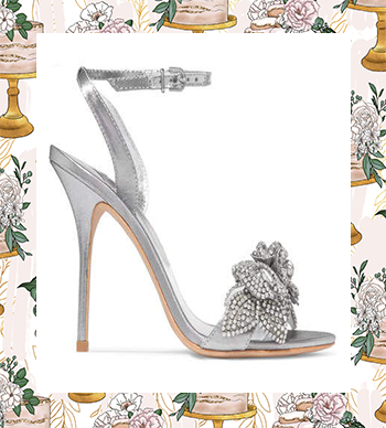 The Most Fabulous Wedding Shoes - Sophia Webster Lilico Embellished Lamé Sandals