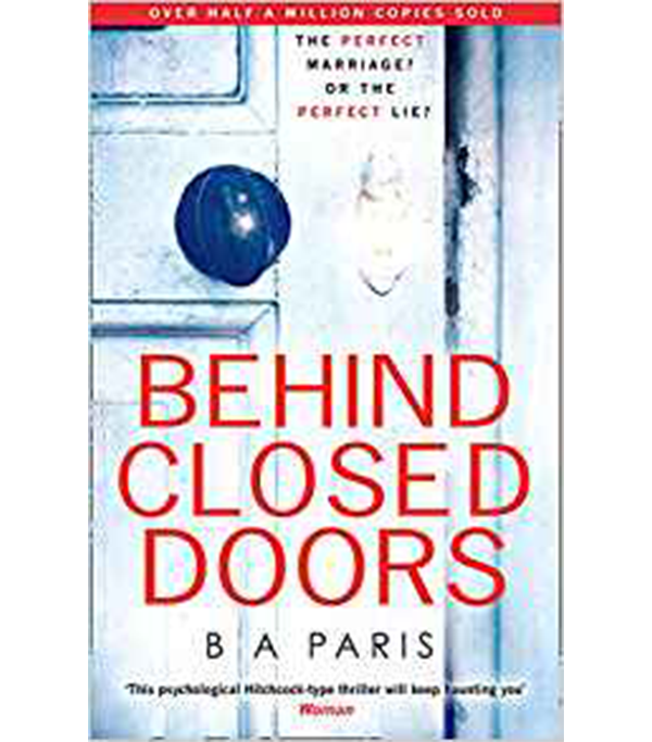 Shoegal's Summer Reading List - Behind Closed Doors, by B A Paris