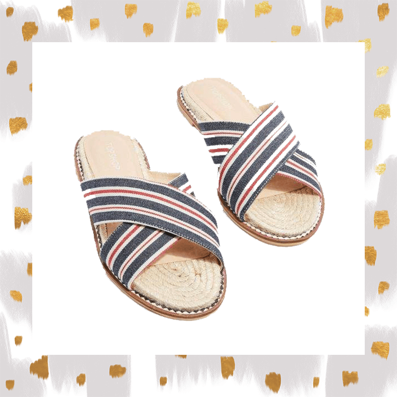 The best budget-friendly flat sandals to buy - Topshop Hibiscus espadrille sandals • $48