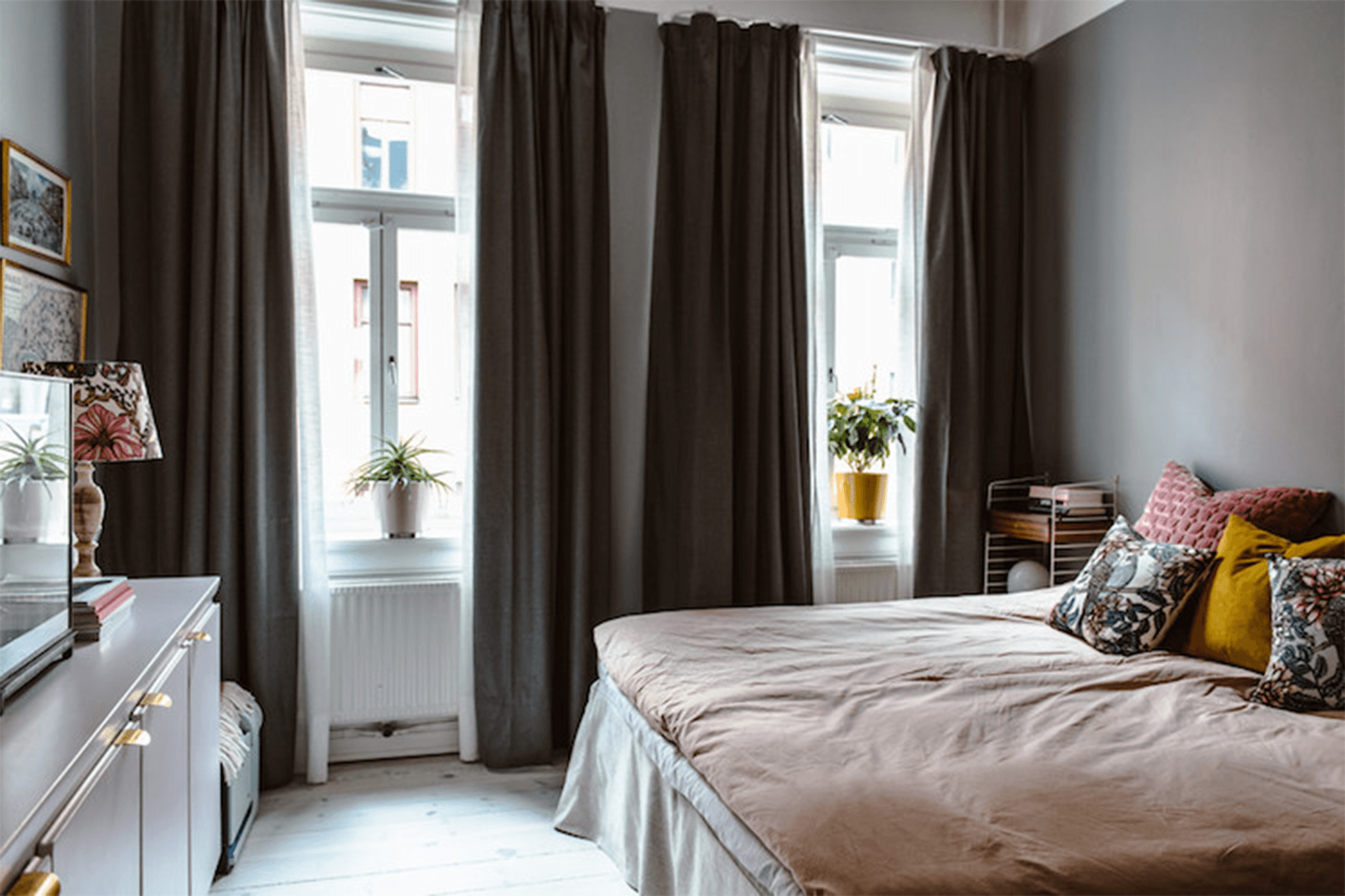 Home Tour - My Scandinavian Home - A Creativelly Beautiful Scandinavian Apartment - Bedroom