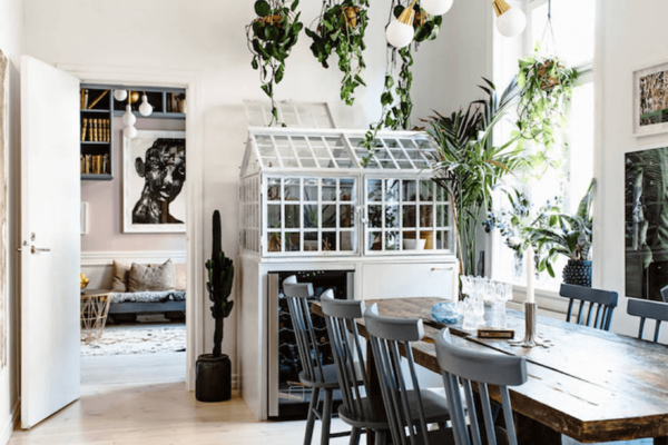 Home Tour - My Scandinavian Home - A Creativelly Beautiful Scandinavian Apartment - Dinning Room