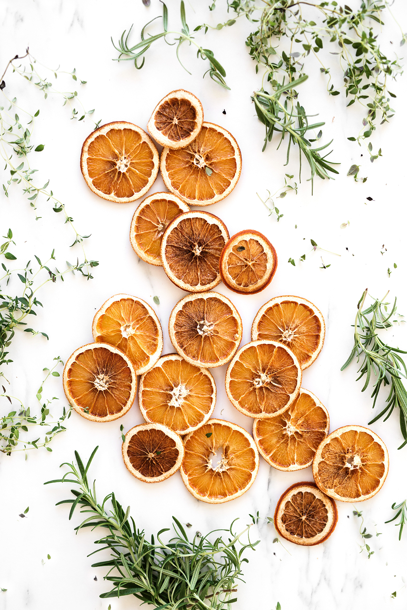 A Year in Review - Festive Dried Oranges & Rosemary