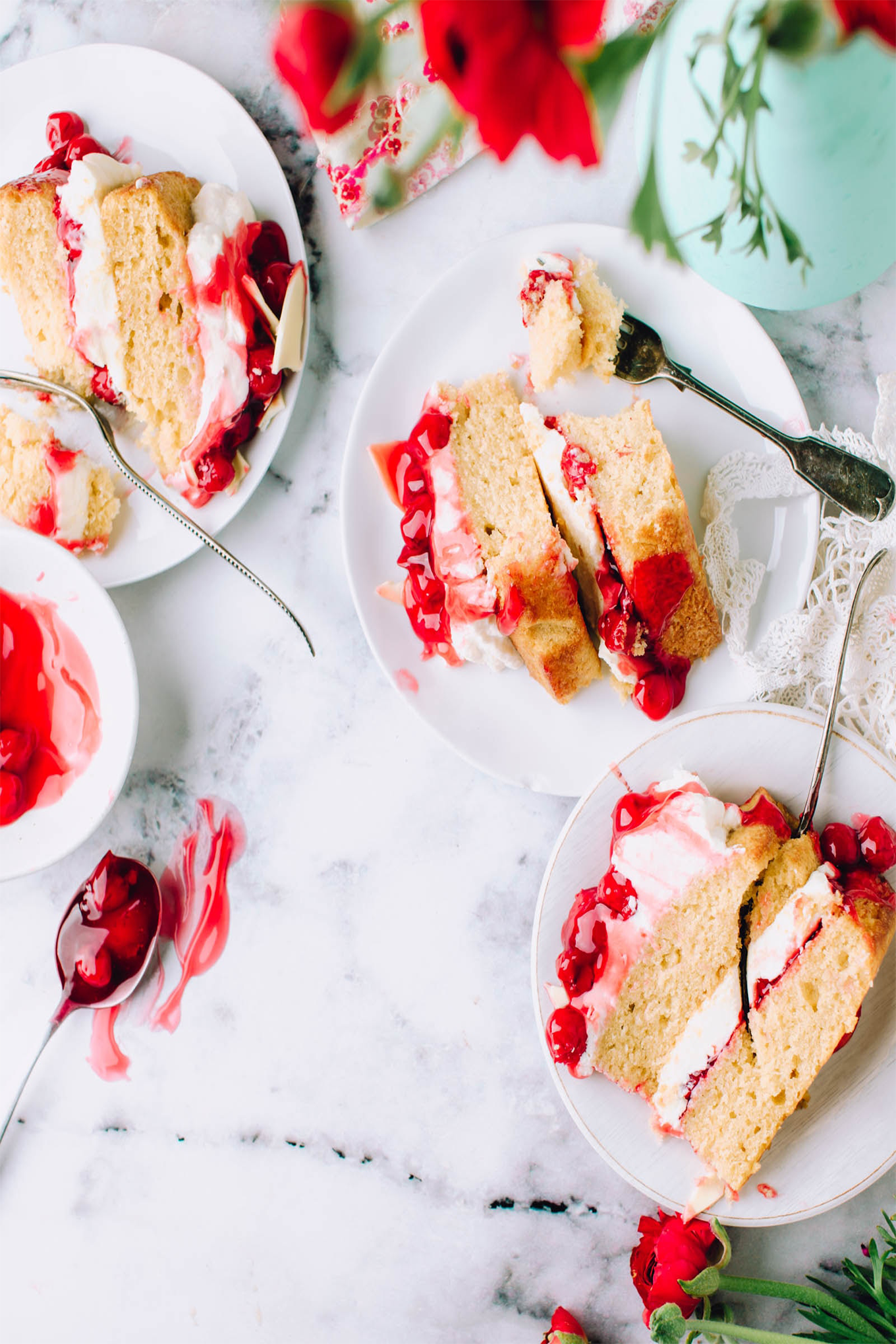 White Forest Cake