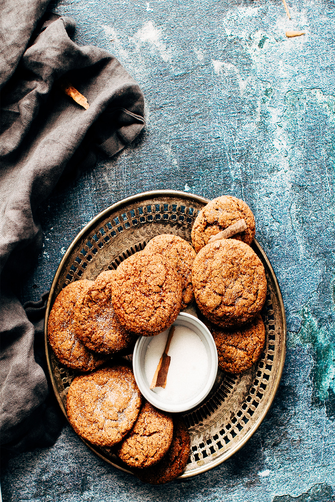 Soft Butterscotch Gingerbread Cookies